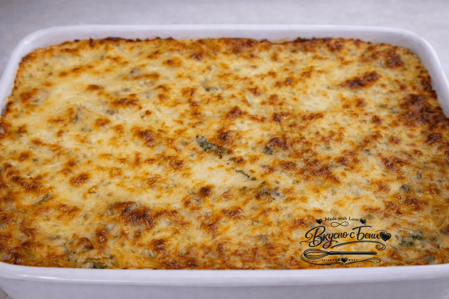 🥔🍃 Картофена запеканка със спанак и сирене-Стъпка-6924